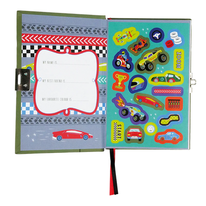 FLOSS & ROCK - SCENTED SECRET DIARY- CARS