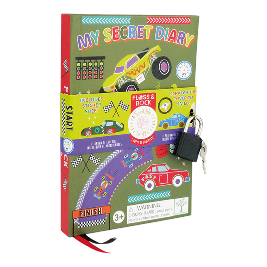 FLOSS & ROCK SECRET SCENTED DIARY - CARS