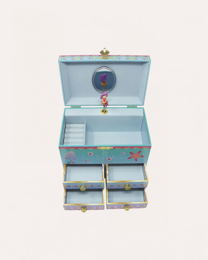 PINK POPPY - MUSICAL JEWELLERY BOX - MEDIUM - MERMAID