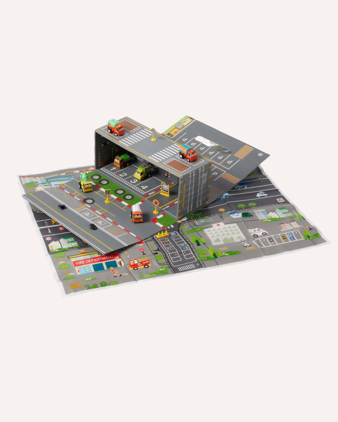 JIGGLE & GIGGLE - VELOCÉ PULLBACK VEHICLE GARAGE SET