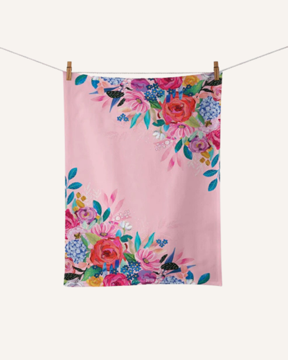 DIESEL & DUTCH - MICROFIBRE TEA TOWEL - WILDFLOWERS