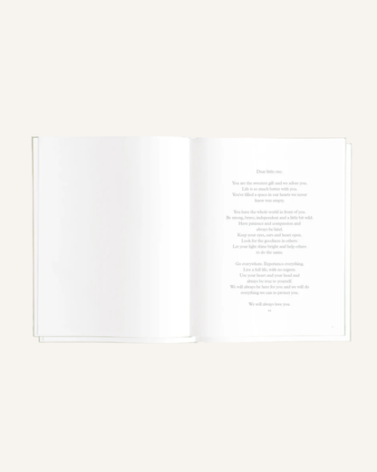 FOX & FALLOW - BABY BOOK - SAGE STRIPE