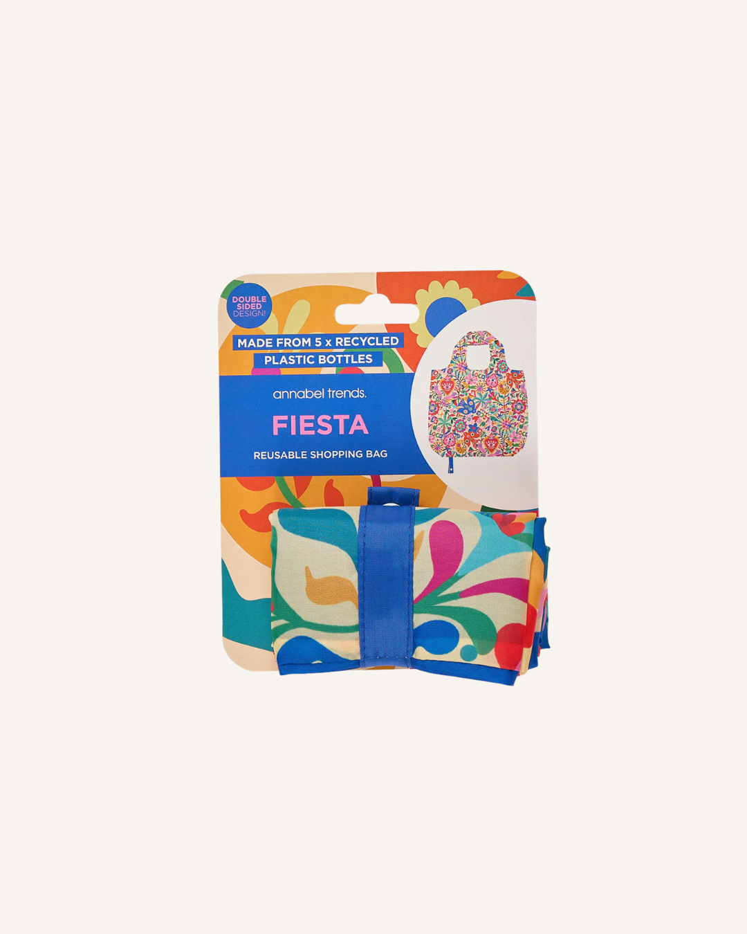 ANNABEL TRENDS - REUSABLE SHOPPING BAG - FIESTA
