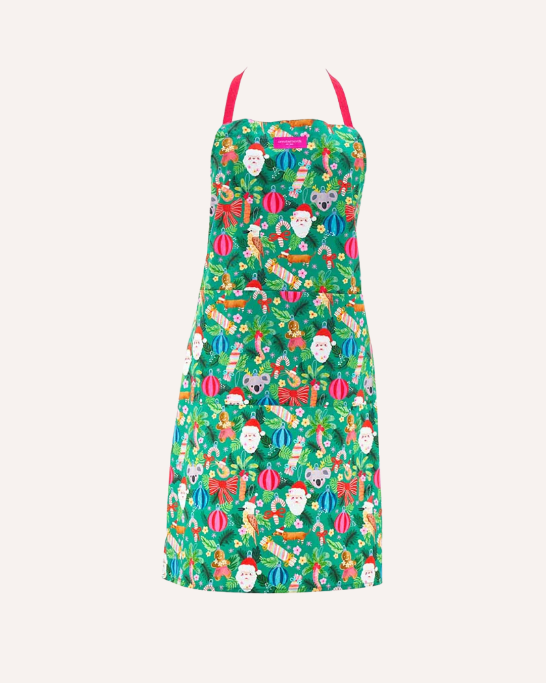 ANNABEL TRENDS APRON - DECK THE PALMS CHRISTMAS