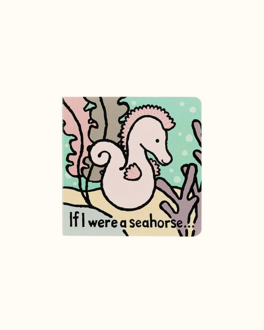 JELLYCAT SENSORY BOARD BOOK - IF I WERE A SEAHORSE