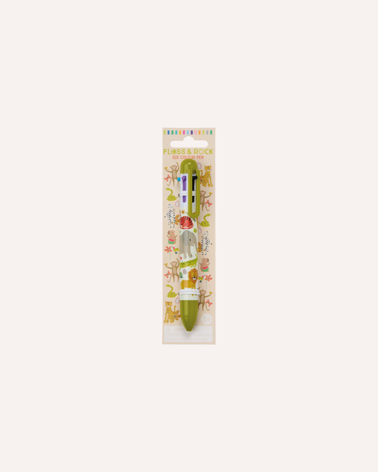 FLOSS & ROCK -  SIX COLOUR PEN - JUNGLE