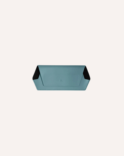 FOX AND LEO GLASSES CASE - TEAL