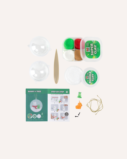TIGERTRIBE - CLAY CRAFT - ORNAMENT KIT - BEAR & BUNNY