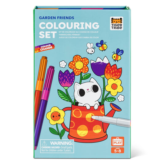 TIGERTRIBE - COLOURING SET - GARDEN FRIENDS