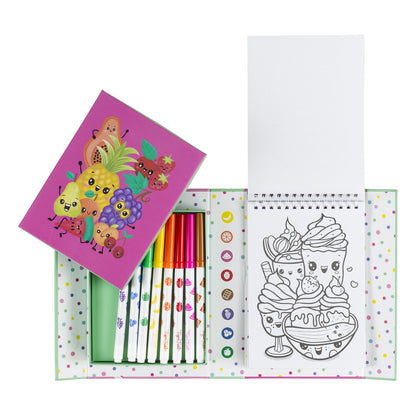 TIGERTRIBE -  COLOURING SET - SCENTED COLOURING FRUITY CUTIE