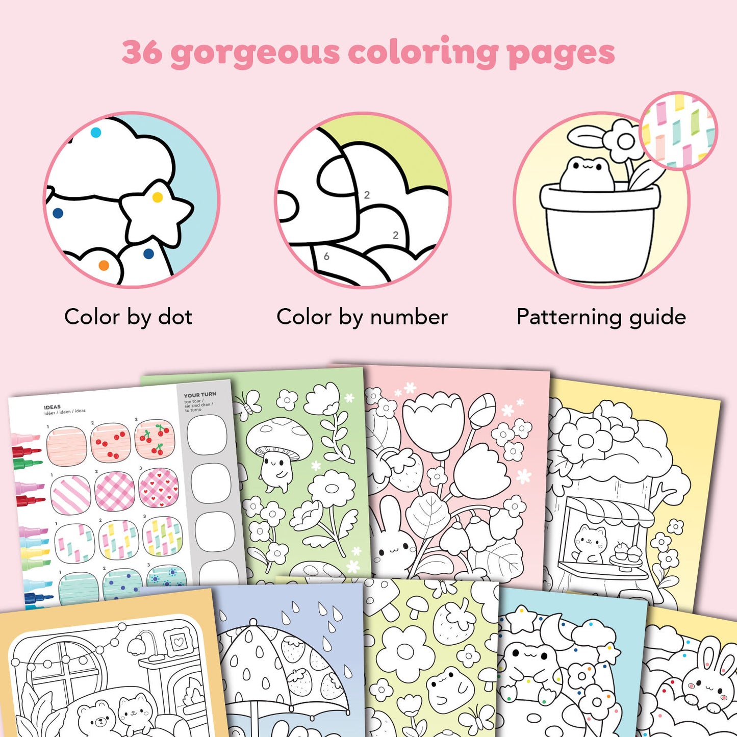 TIGERTRIBE - GREAT BIG COLOURING SET - MAGICAL MINI WORLDS