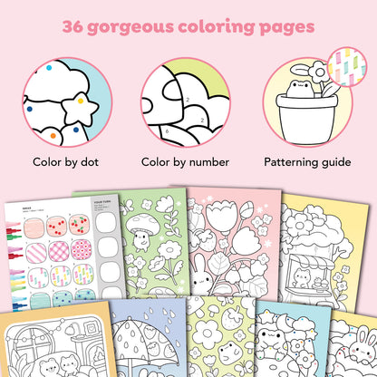 TIGERTRIBE - GREAT BIG COLOURING SET - MAGICAL MINI WORLDS