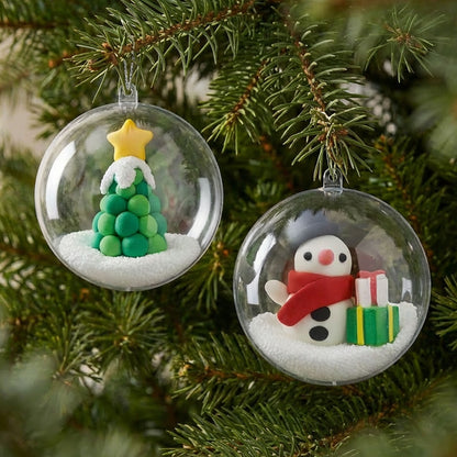 TIGERTRIBE - CLAY CRAFT - ORNAMENT KIT - SNOWMAN & TREE