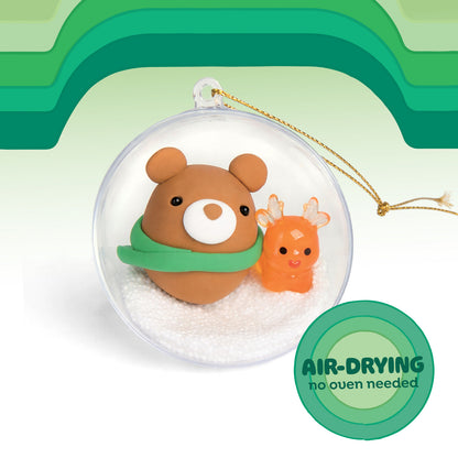 TIGERTRIBE - CLAY CRAFT - ORNAMENT KIT - BEAR & BUNNY
