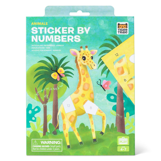 TIGERTRIBE STICKER BY NUMBERS - ANIMALS