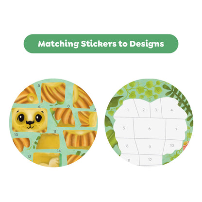 TIGERTRIBE STICKER BY NUMBERS - ANIMALS