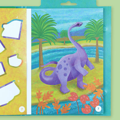 TIGERTRIBE STICKER BY NUMBERS - DINOSAURS
