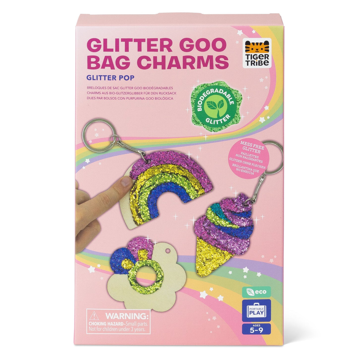 TIGERTRIBE - CRAFT - GLITTER GOO - BAG CHARMS