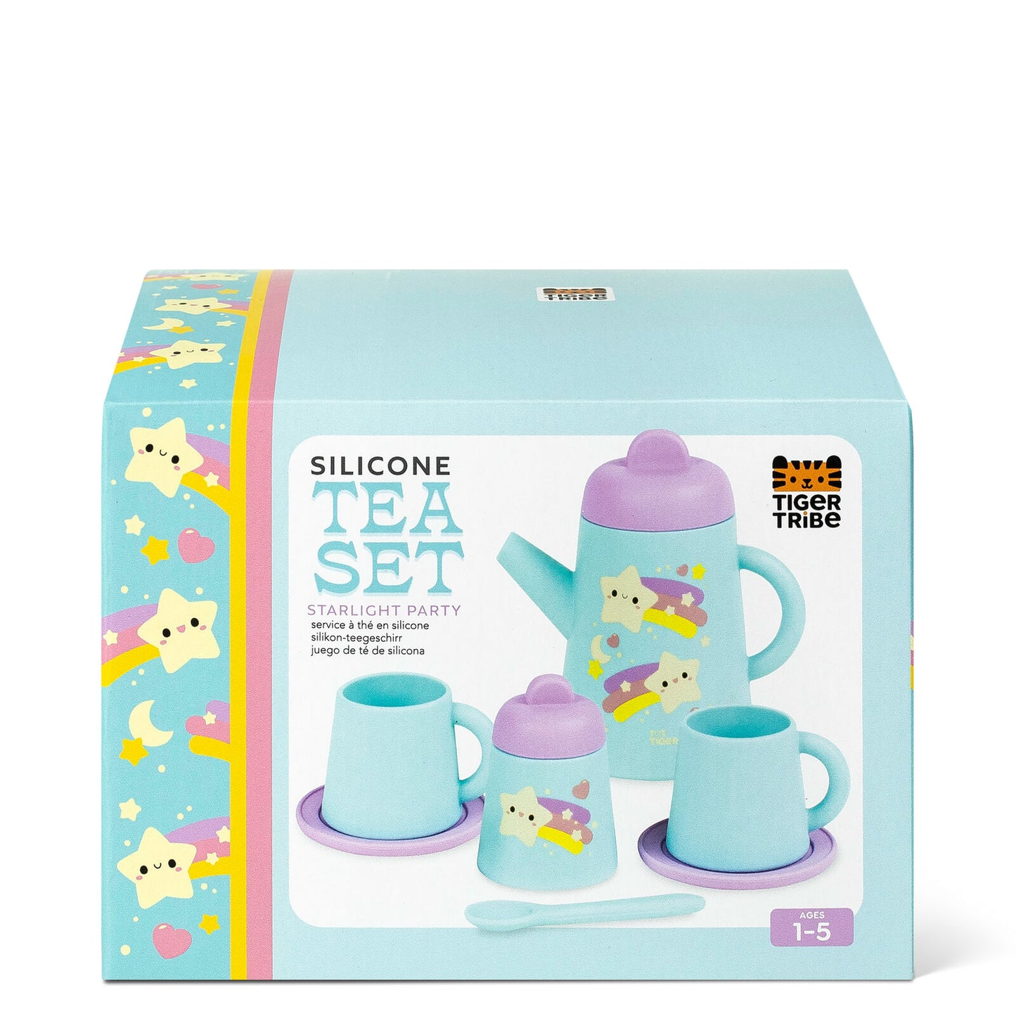 TIGERTRIBE TOY - SILICONE TEA SET - STARLIGHT PARTY