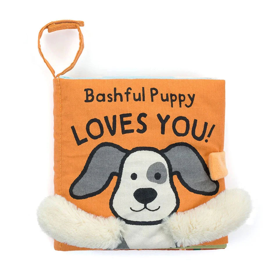 JELLYCAT BOOK - BASHFUL PUPPY LOVES YOU