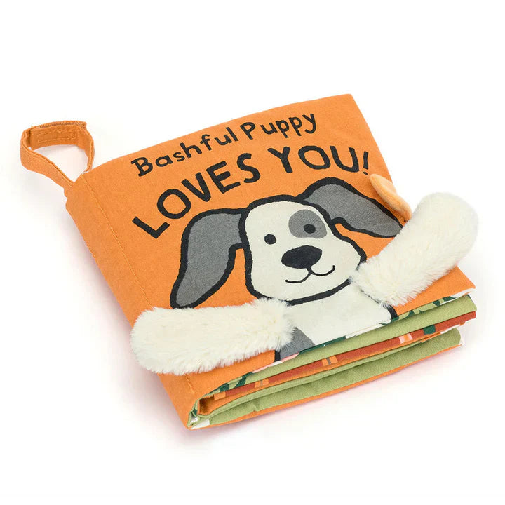 JELLYCAT BOOK - BASHFUL PUPPY LOVES YOU