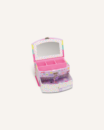 FLOSS & ROCK - FAB FRIENDS LOCKABLE JEWLLERY BOX - PURPLE