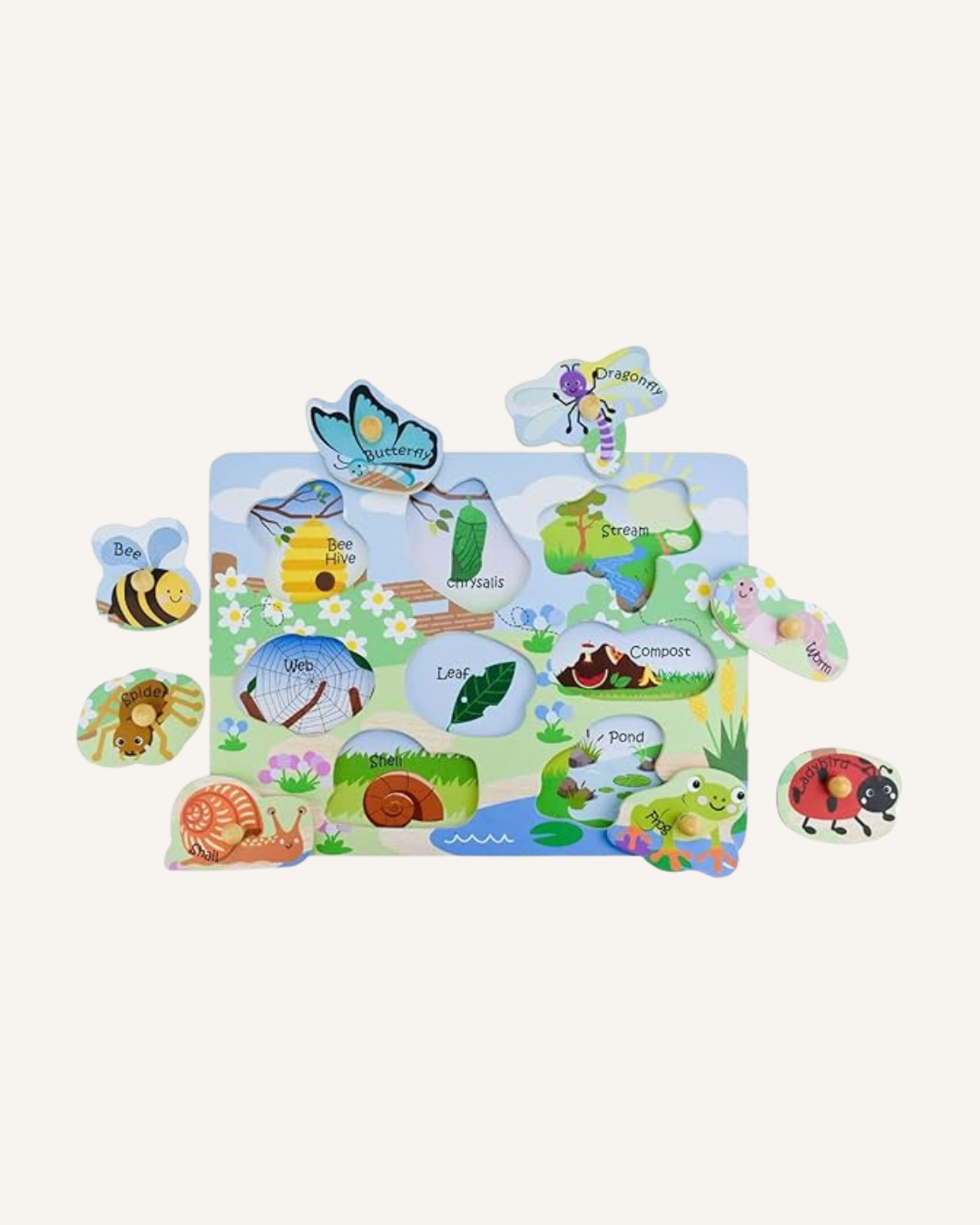KOALA DREAM - PEG PUZZLE - INSECTS