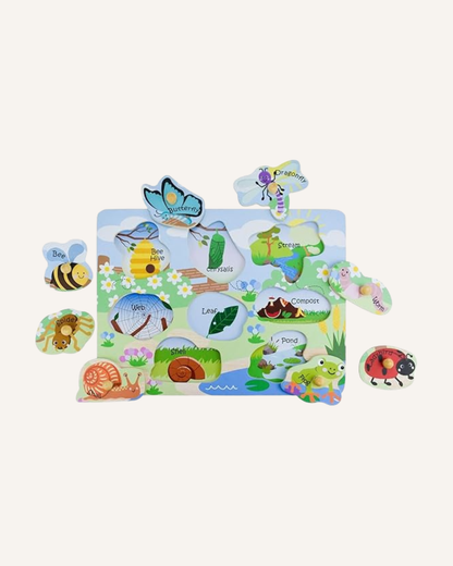 KOALA DREAM - PEG PUZZLE - INSECTS