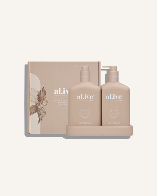 AL.IVE WASH & LOTION DUO - APRICOT & SWEET FIG