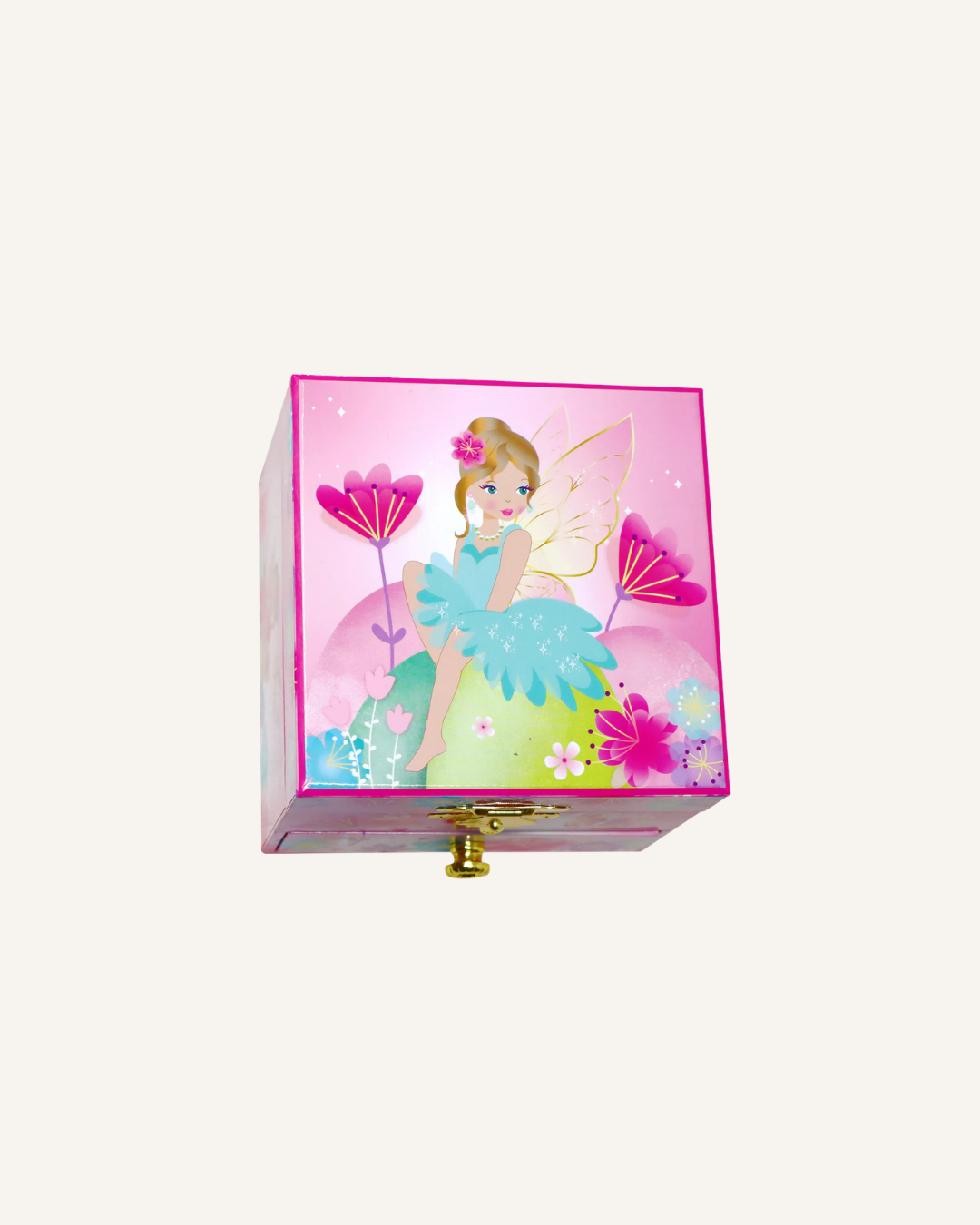PINK POPPY - MUSICAL JEWELLERY BOX - SMALL - FAIRY BUTTERFLY