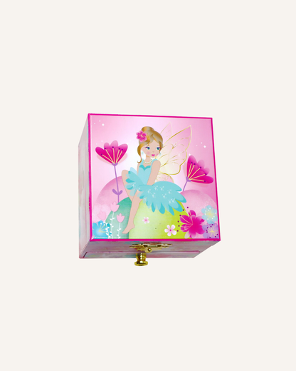 PINK POPPY - MUSICAL JEWELLERY BOX - SMALL - FAIRY BUTTERFLY