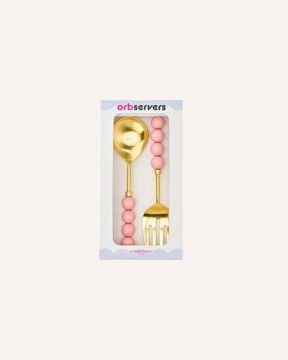 ANNABELL TRENDS - ORB SALAD SERVERS - PINK