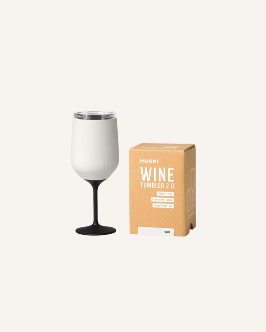 HUSKI - WINE TUMBLER 2.0 - WHITE