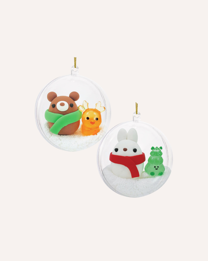TIGERTRIBE - CLAY CRAFT - ORNAMENT KIT - BEAR & BUNNY