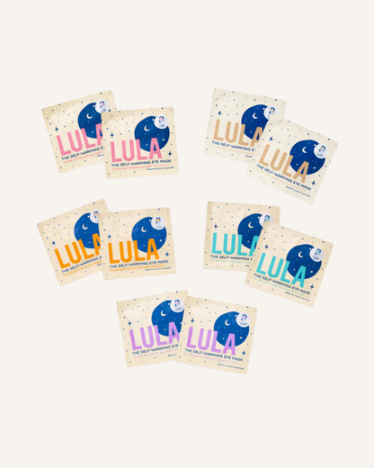 LULA SELF WARMING EYE MASK - MIXED BOX OF 10