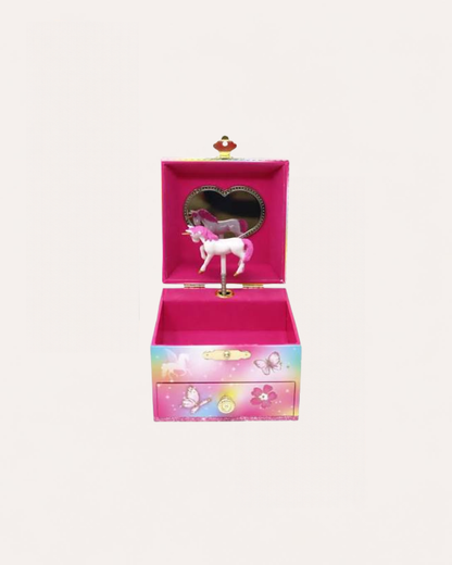 PINK POPPY - MUSICAL JEWELLERY BOX - SMALL - DREAMLAND UNICORN
