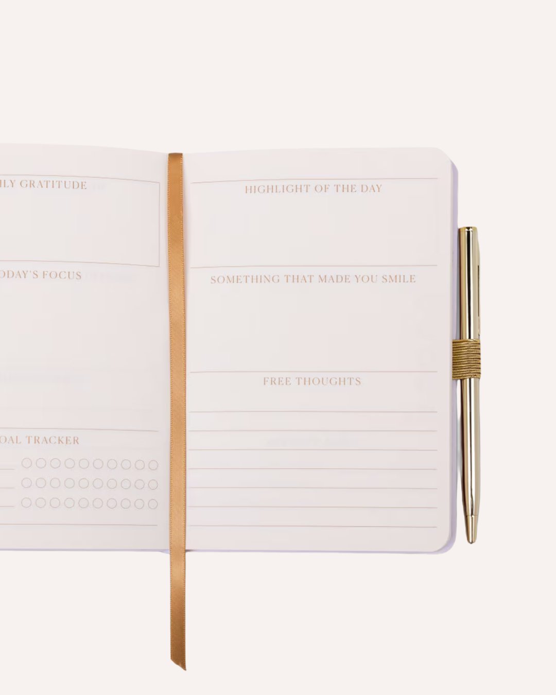 DESIGNWORKS INK - MINI GRATITUDE JOURNAL WITH PEN - HOT PINK