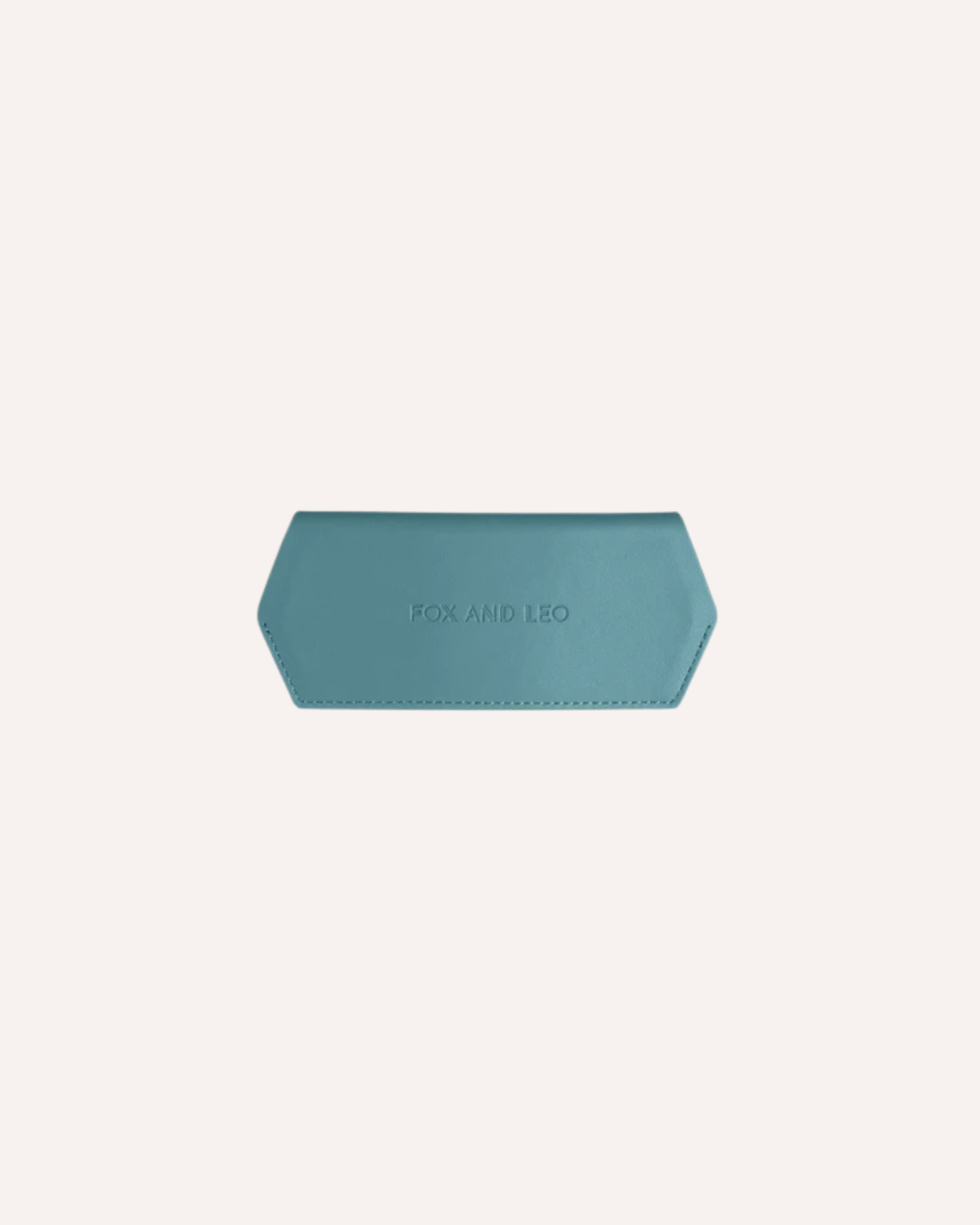 FOX AND LEO GLASSES CASE - TEAL