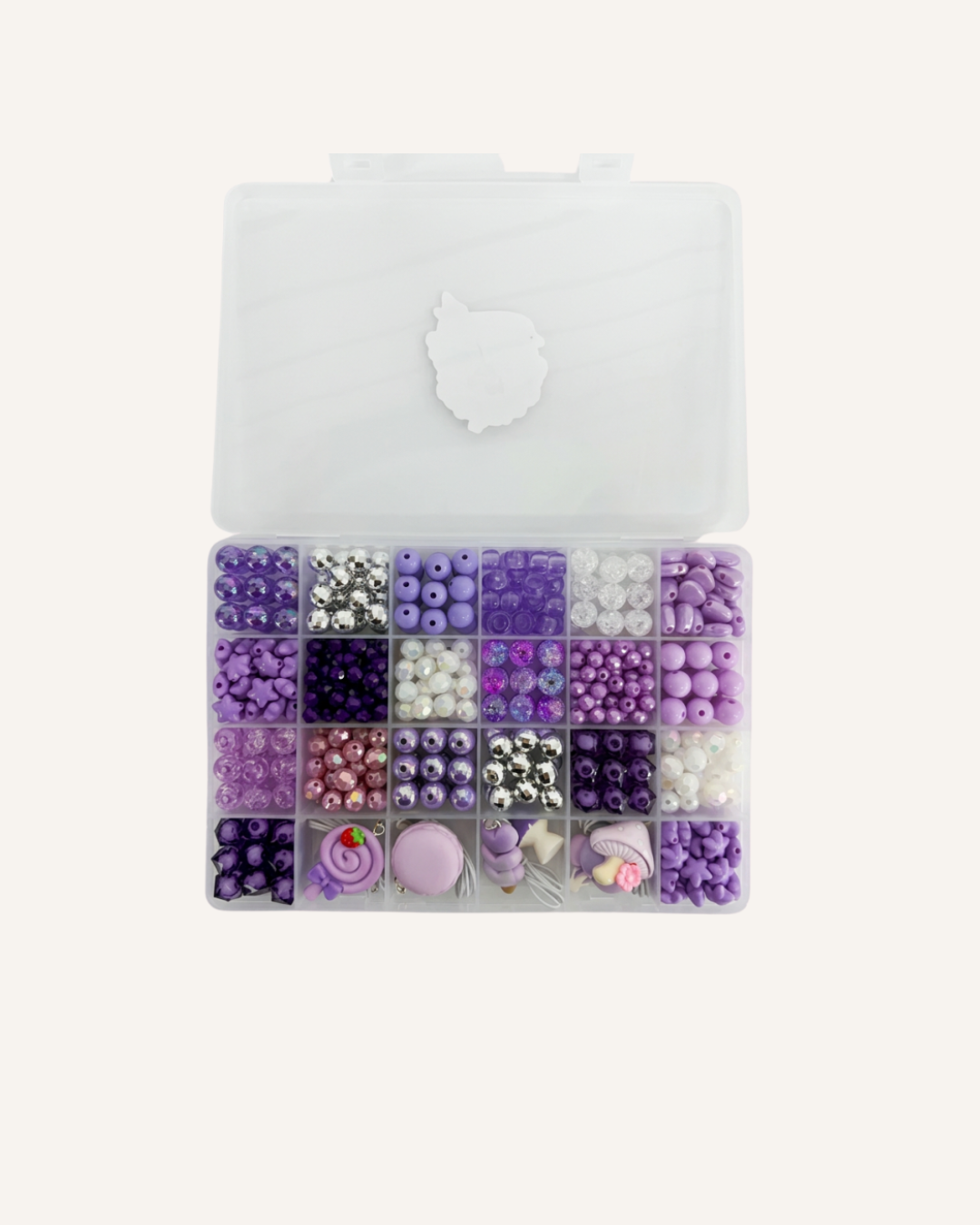 SWEET AS SUGAR - BEAD KIT - PURPLE MIX