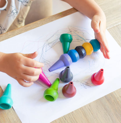TIGERTRIBE - STATIONERY - STACKABLE CRAYONS - CANDY COLOURS