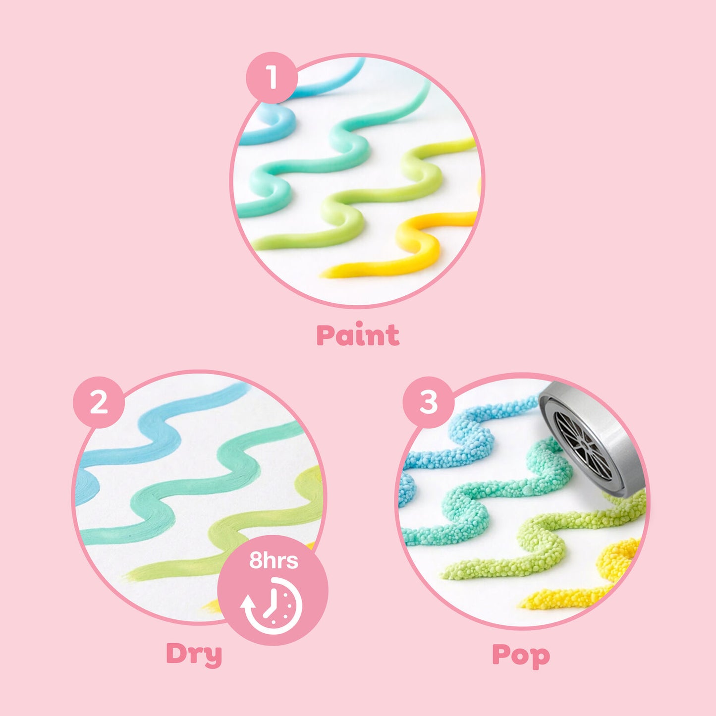 TIGERTRIBE - STATIONERY - PUFFY POPCORN PENS