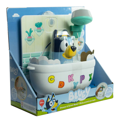 BATH TOY - TOMY TOOMIES BLUEY SHOWER & SCRUB