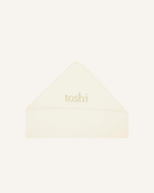 TOSHI - BABY BATH TOWEL - CREAM