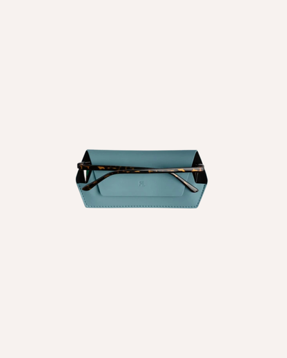 FOX AND LEO GLASSES CASE - TEAL