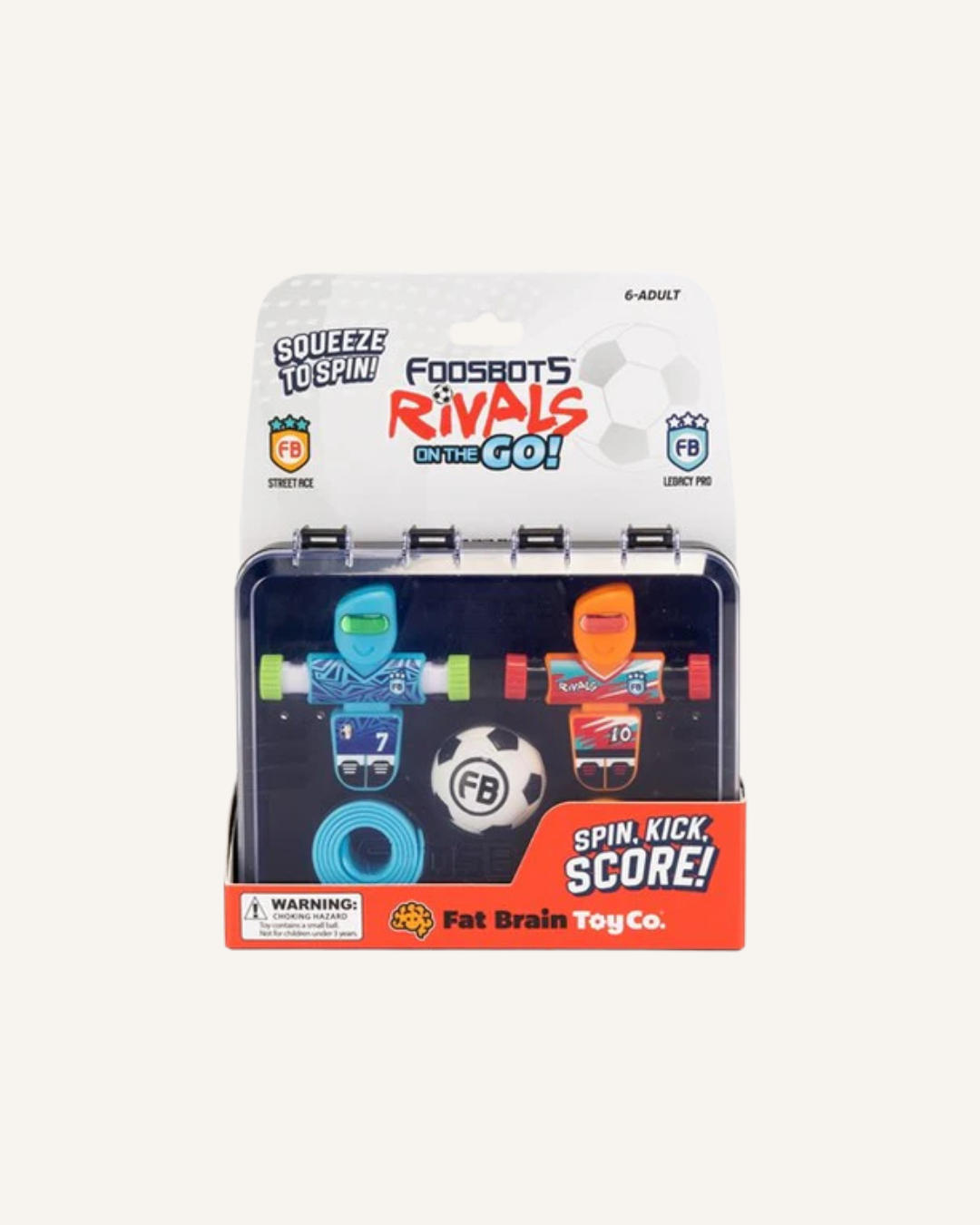 FAT BRAIN TOYS - FOOSBOTS ON THE GO RIVALS EDITION