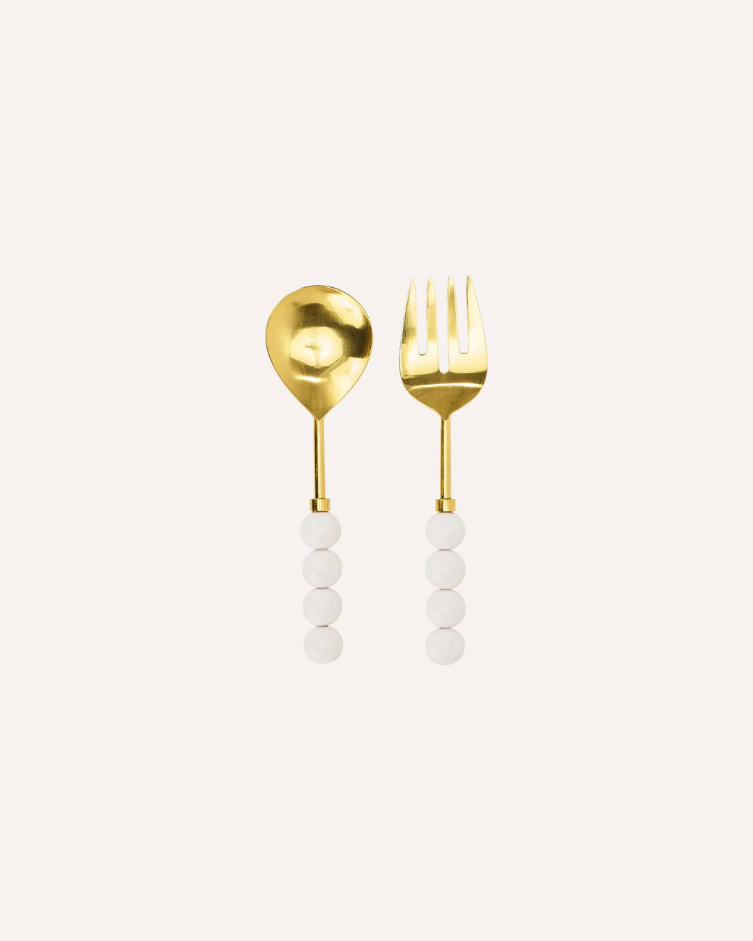 ANNABELL TRENDS - ORB SALAD SERVERS - WHITE