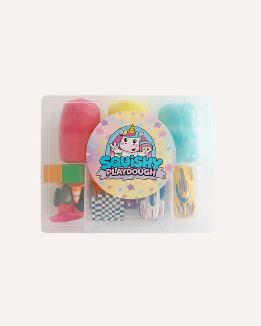 SQUISHY PLAYDOUGH - PLAYDOUGH KIT - LET'S RACE