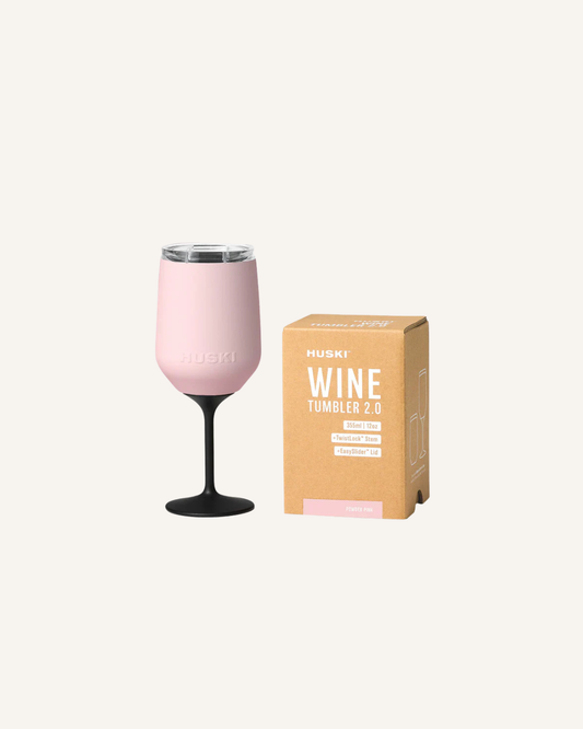 HUSKI - WINE TUMBLER 2.0 - POWDER PINK