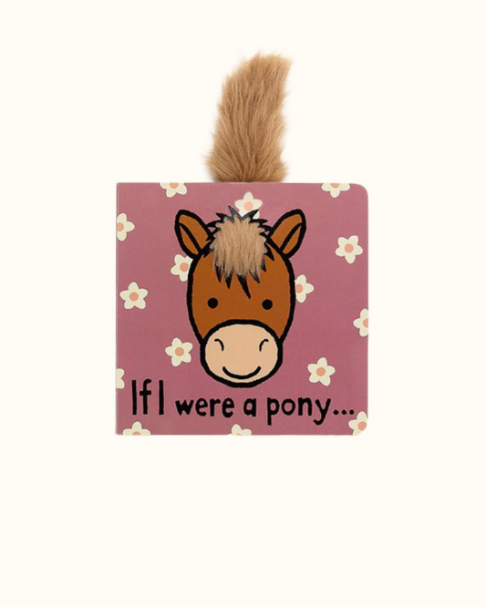 JELLYCAT SENSORY BOARD BOOK - IF I WERE A PONY