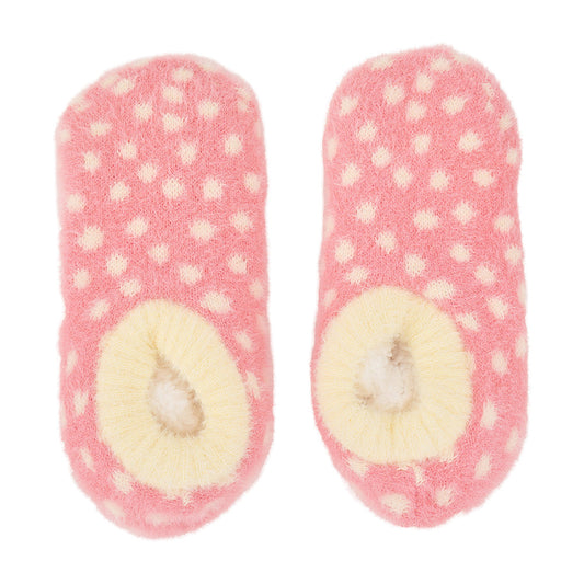 ANNABEL TRENDS FUZZY BOOTIES - MEADOW BLUSH SPOT